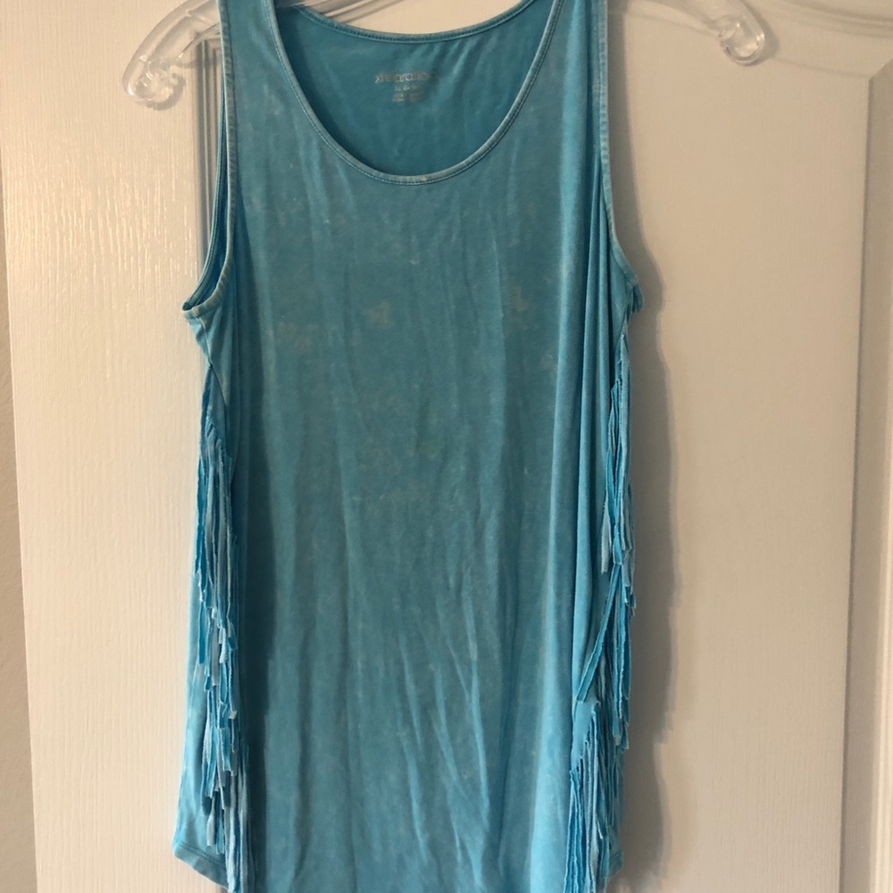 Girls, fringe detail tank
